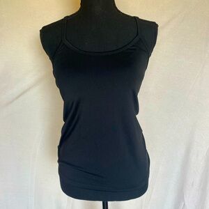Athleta Black Sports Bra Workout tank top